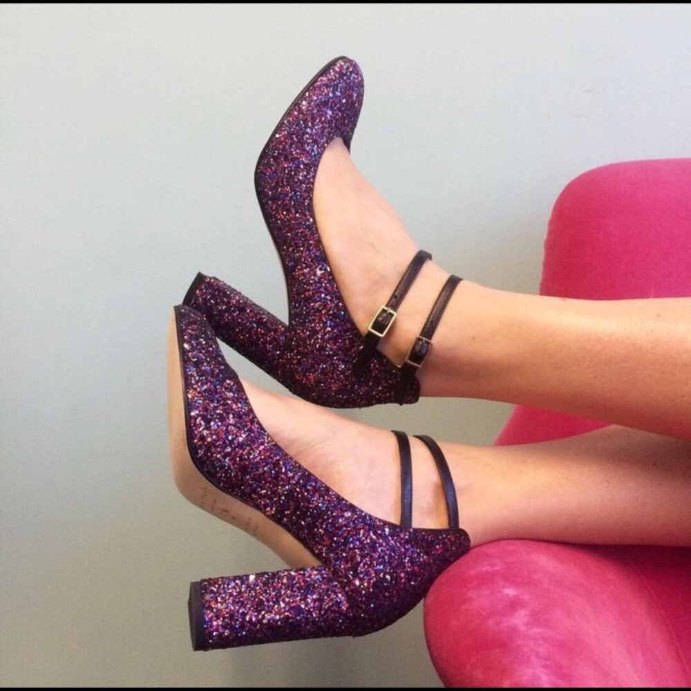 Kate Spade Purple Baneera Heels